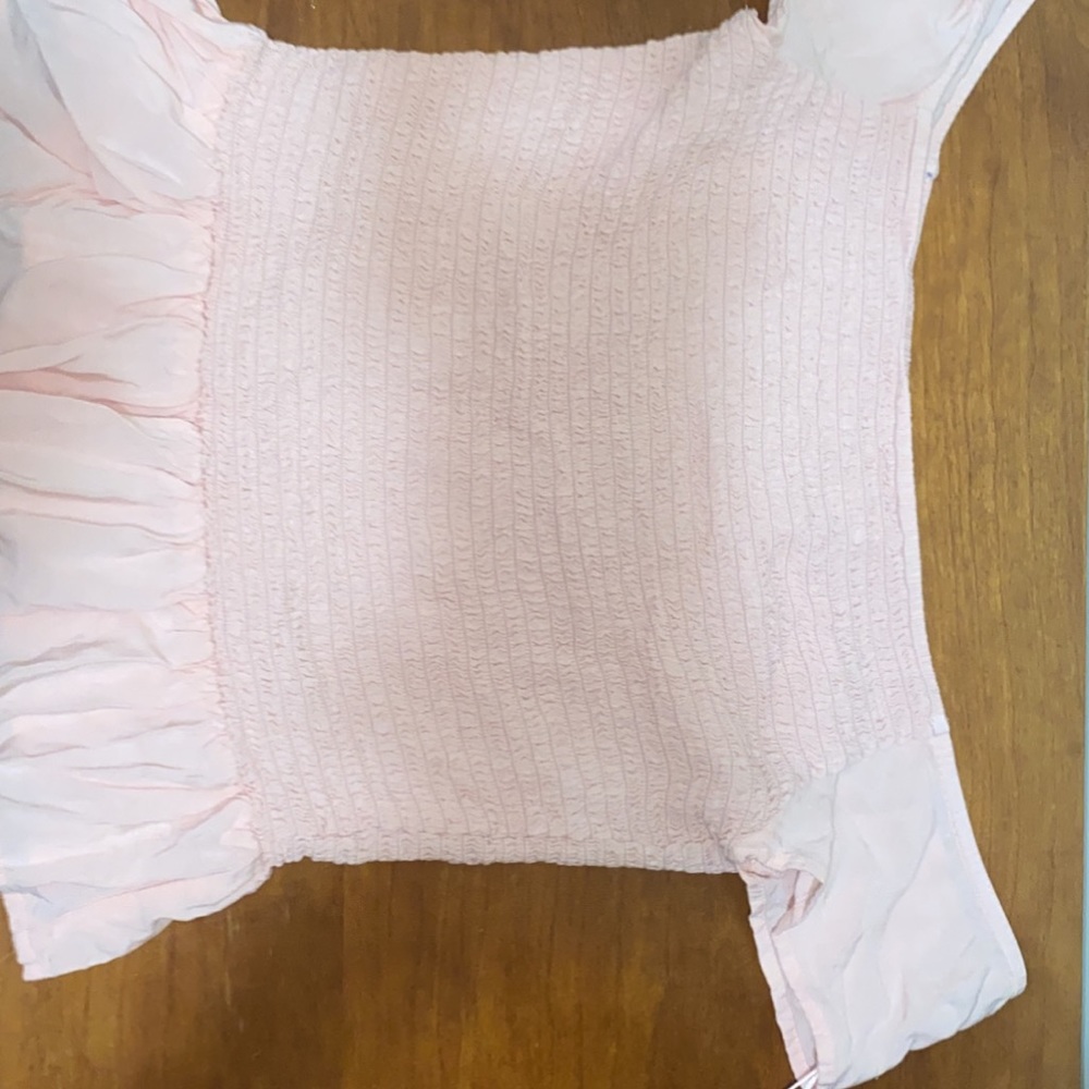 Off the shoulder peplum top